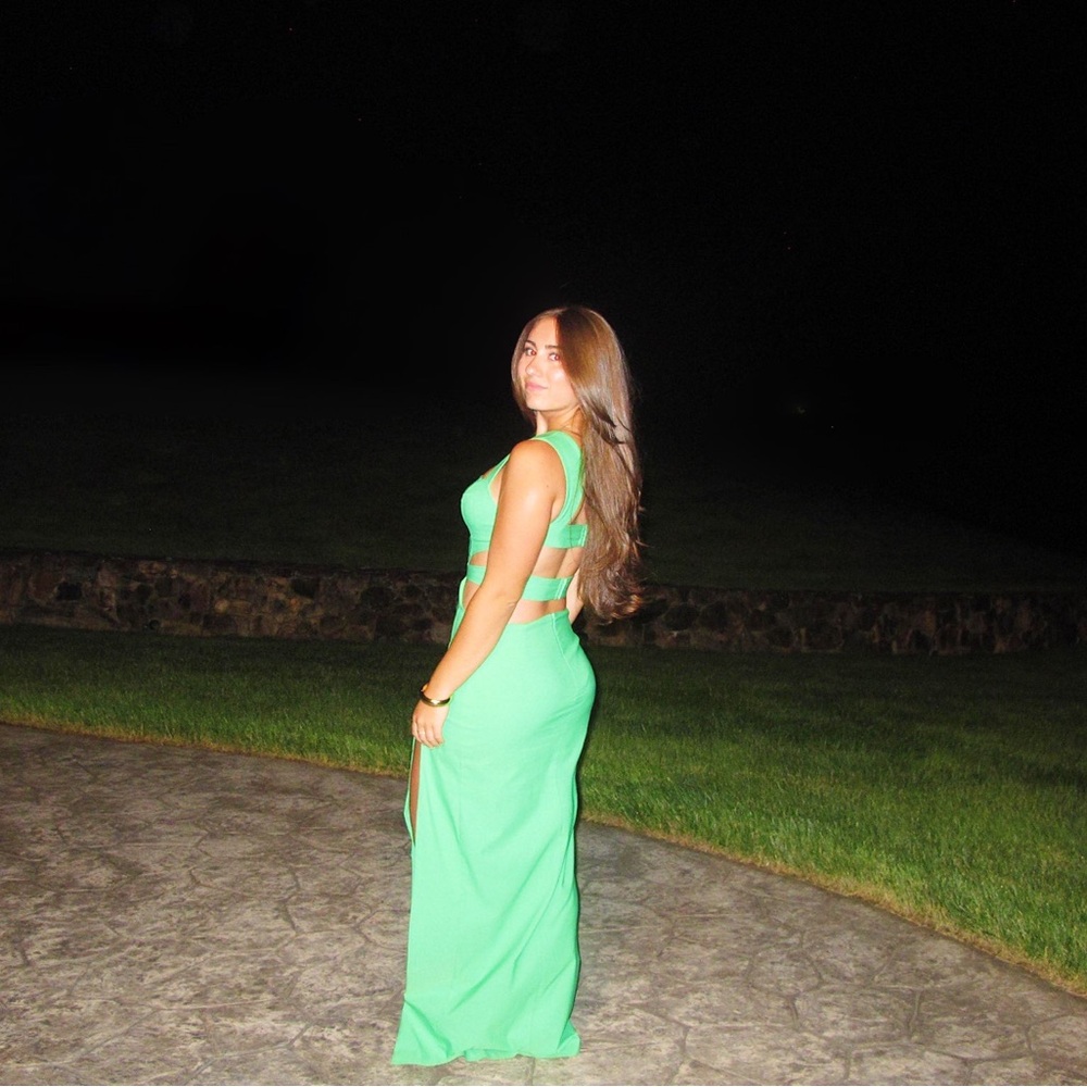 Elegant Green Prom Dress